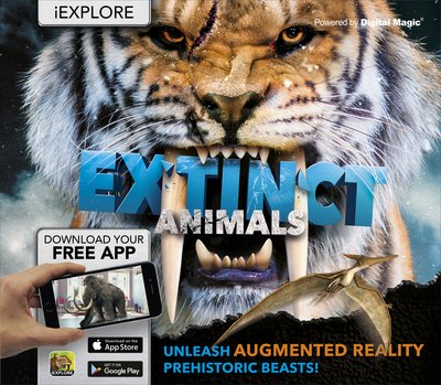 Cover for Camilla De La Bedoyere · Iexplore - Extinct Animals: Unleash Augmented Reality Prehistoric Beasts (Gebundenes Buch) (2017)