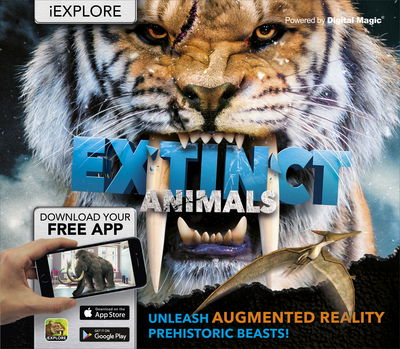 Cover for Camilla De La Bedoyere · Iexplore - Extinct Animals: Unleash Augmented Reality Prehistoric Beasts (Inbunden Bok) (2017)