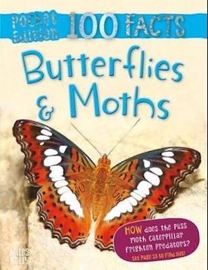 Cover for Steve Parker · 100 Facts Butterflies &amp; Moths Pocket Edition (Paperback Bog) (2019)
