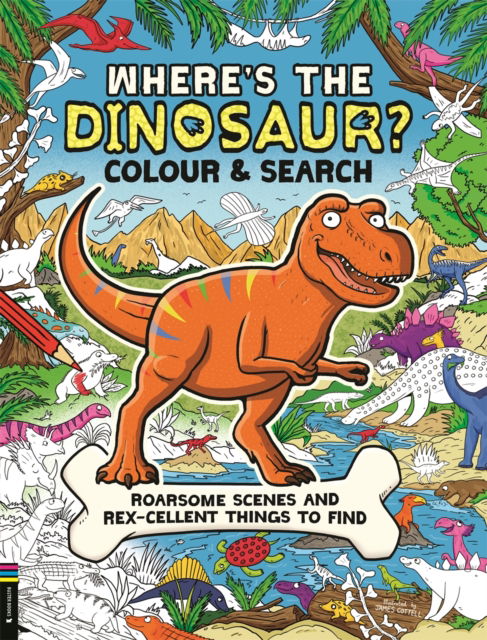 Cover for Buster Books · Where’s the Dinosaur? Colour and Search (Paperback Book) (2025)