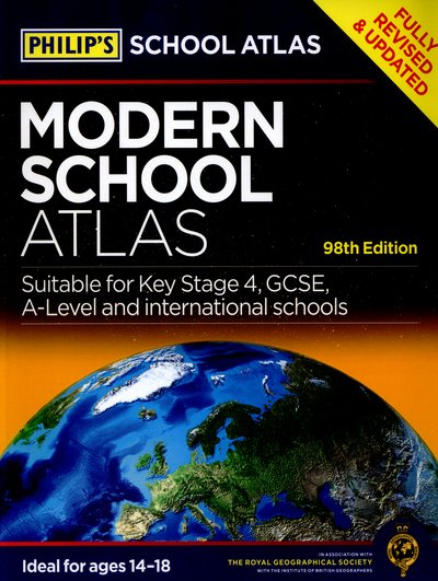 Philip's Modern School Atlas: 98th Edition -  - Bøger - Octopus Publishing Group - 9781849073547 - 6. april 2015