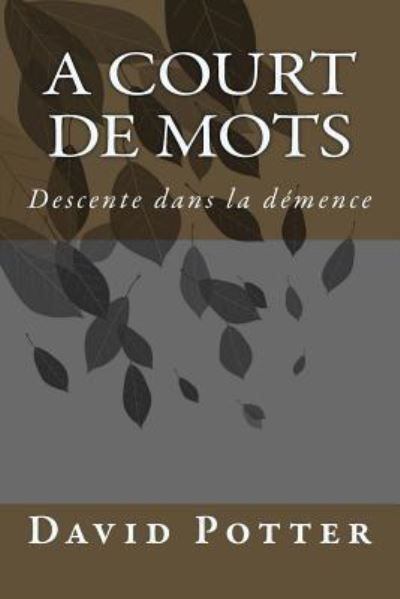 Cover for David Potter · A court de mots (Paperback Book) (2017)