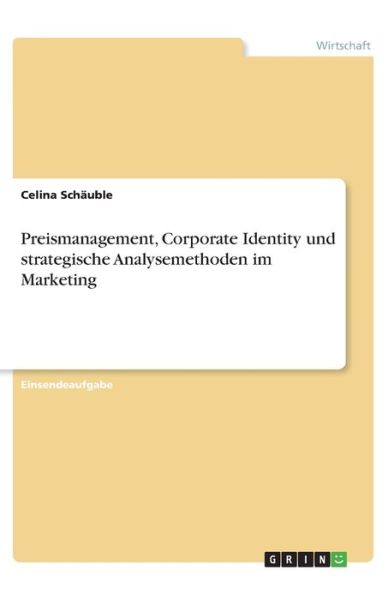 Cover for Schäuble · Preismanagement, Corporate Ide (Book)