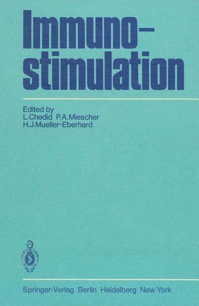 Cover for L Chedid · Immunostimulation (Paperback Book) [Softcover reprint of the original 1st ed. 1980 edition] (1980)