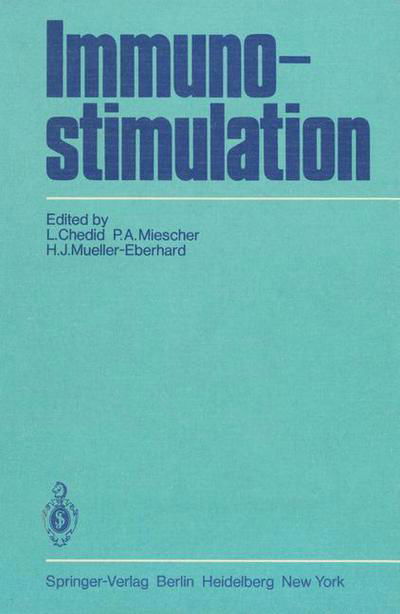 Immunostimulation - L Chedid - Bücher - Springer-Verlag Berlin and Heidelberg Gm - 9783540103547 - 1. November 1980