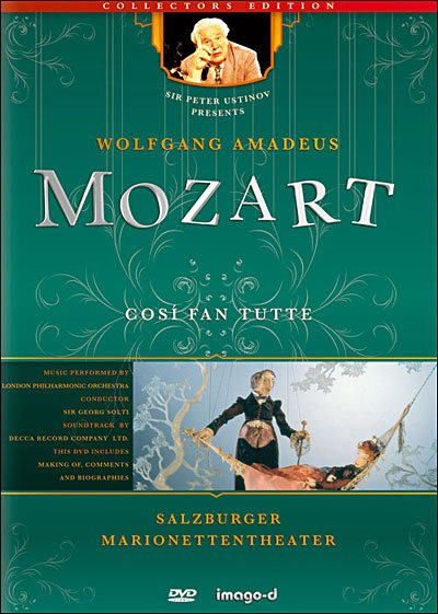 Cover for Mozart Wolfgang Amadeus · Cosi Fan Tutte - Salzburger Marionettentheater (DVD)