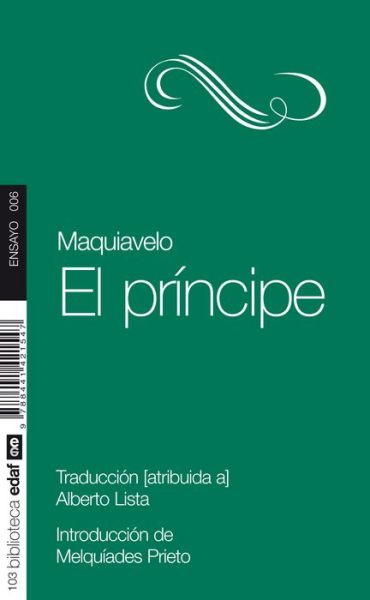 Cover for Nicolas Maquiavelo · El Principe (Paperback Book) [Spanish edition] (2009)