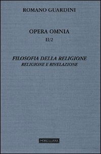 Cover for Romano Guardini · Filosofia Religione Vol. Ii/2 (Book)