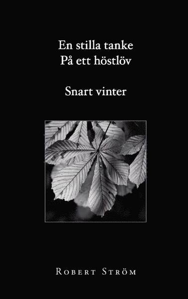 Cover for Robert Ström · En stilla tanke på ett höstlöv snart vinter (Paperback Book) (2020)