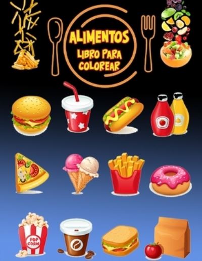 Cover for James Howard · Libro para colorear alimentos (Pocketbok) (2021)