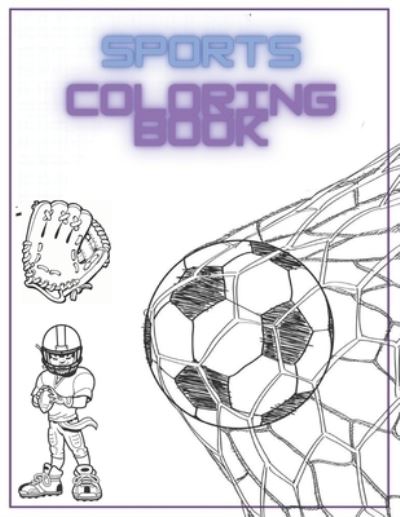 Cover for Ahmed Badawi Ahmed · Sports Coloring Book (Paperback Book) (2020)