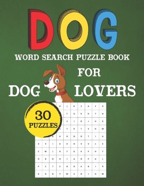 Cover for Rhart Pwsb · Dog Word Search Puzzle Book For Dog Lovers (Paperback Book) (2020)