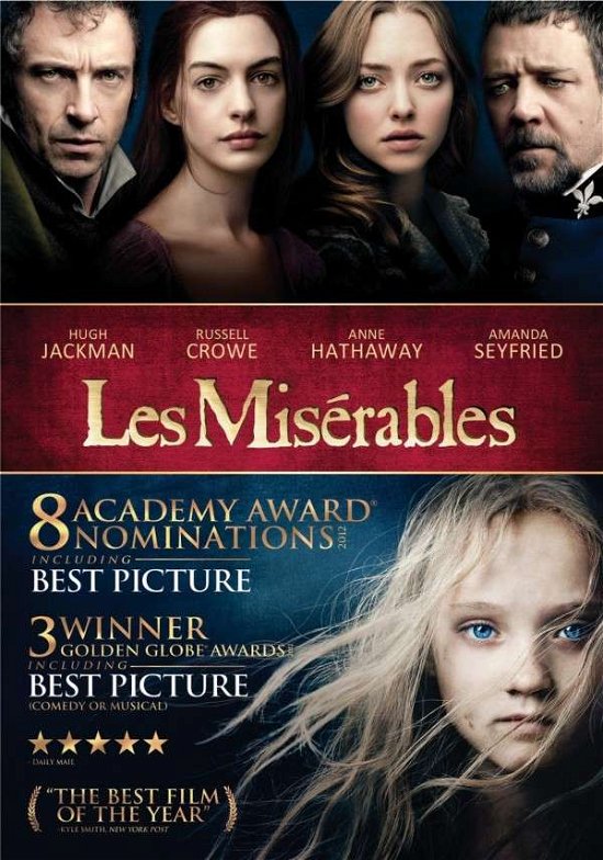 Cover for Les Miserables (DVD) (2013)