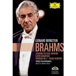 Cover for Bernstein Leonard / Wiener P. · Brahms: Overtures - Etc. (DVD) (2007)