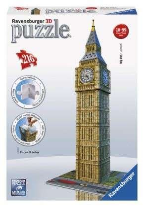 Cover for Puzzel · 3D - Big Ben (216St.) (Toys) (2019)