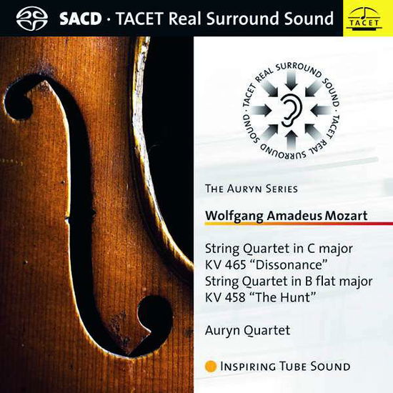 Cover for Auryn Quartet · Mozart - String Quartet In C Major Kv 465 - In B Flat Major Kv 458 (CD) (2020)