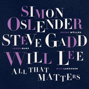 Cover for Oslender, Simon &amp; Steve Gadd &amp; Will Lee · All That Matters (LP) [180 gram edition] (2024)