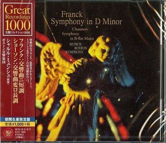 Cover for Charles Munch · Franck &amp; Chausson: Symphonies (CD) [Japan Import edition] (2015)