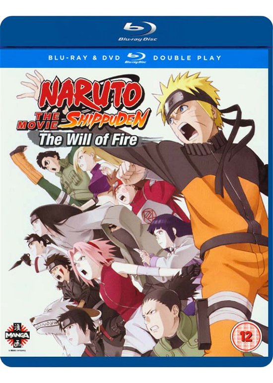 Naruto Shippuden Movie 3: the Will of Fire - Naruto Shippuden Movie 3: the Will of Fire - Film - MANGA ENTERTAINMENT - 5022366810548 - 20. august 2013