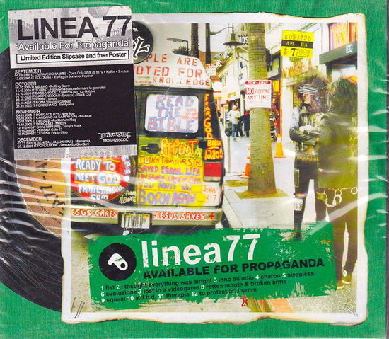 Cover for Linea 77  · Available For Propaganda Ltd (CD)