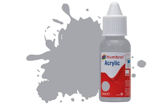 Humbrol - Acrylic Dropper No 165 Medium Sea Grey 14 Ml (6/22) * - Humbrol - Merchandise -  - 5055286709548 - 