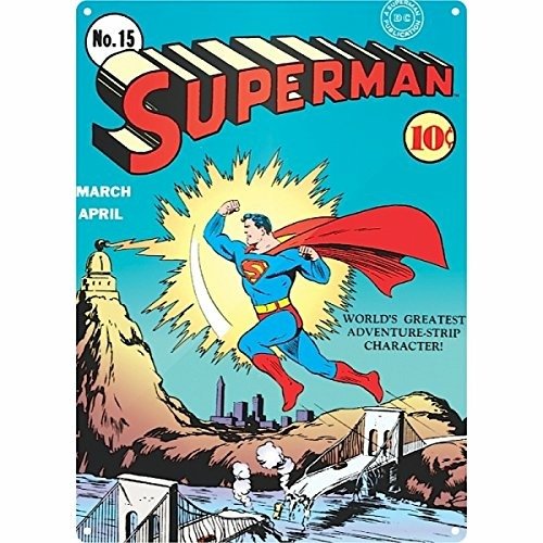 Dc Comics: Superman - Zap (Targa Acciaio) - Superman - Musikk - HALF MOON BAY - 5055453431548 - 22. august 2017