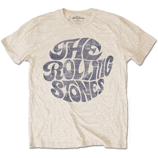 The Rolling Stones Unisex T-Shirt: Vintage 1970s Logo - The Rolling Stones - Koopwaar - Bravado - 5055979924548 - 