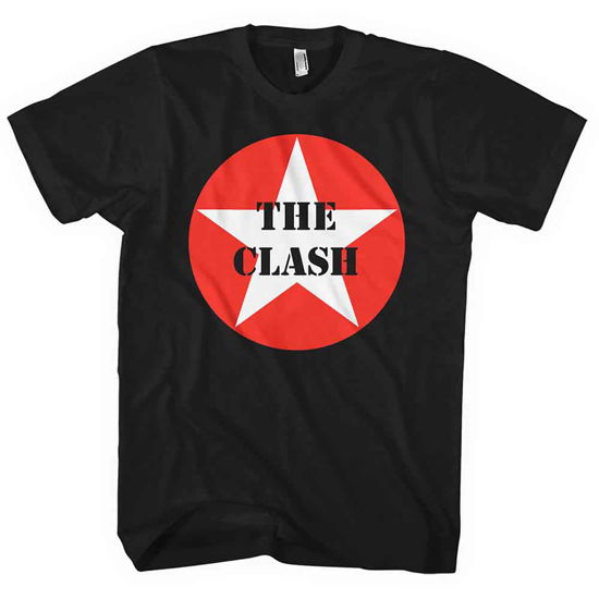 Cover for Clash - The · The Clash Unisex T-Shirt: Star Badge (T-shirt) [size S] [Black - Unisex edition] (2018)