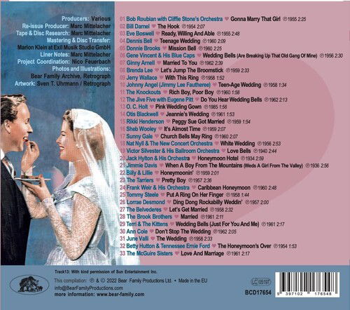 Cover for Valentine's Day: the Sound of Wedding Bells / Var (CD) (2022)