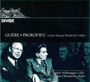 Cover for Gliere / Prokofiev / Chernyavska / Nyffenegger · Great Russian Works for Cello (CD) [Digipak] (2011)