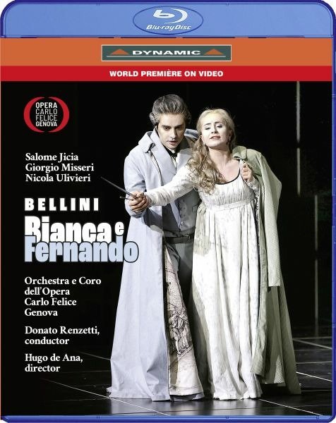 Cover for Renzetti, Donato / Giorgio Misseri · Bellini: Bianca E Fernando (Blu-ray) (2022)