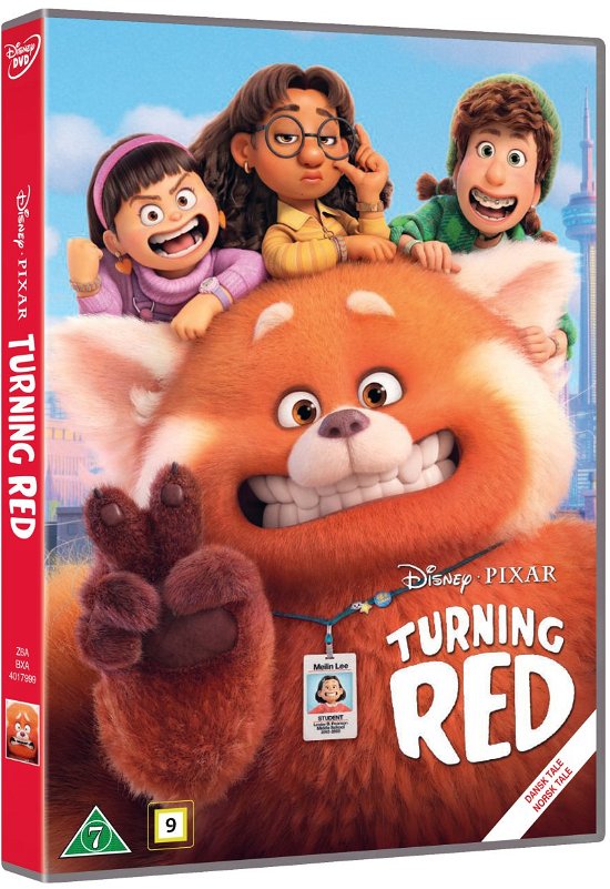Cover for Turning Red (Rød) (DVD) (2022)