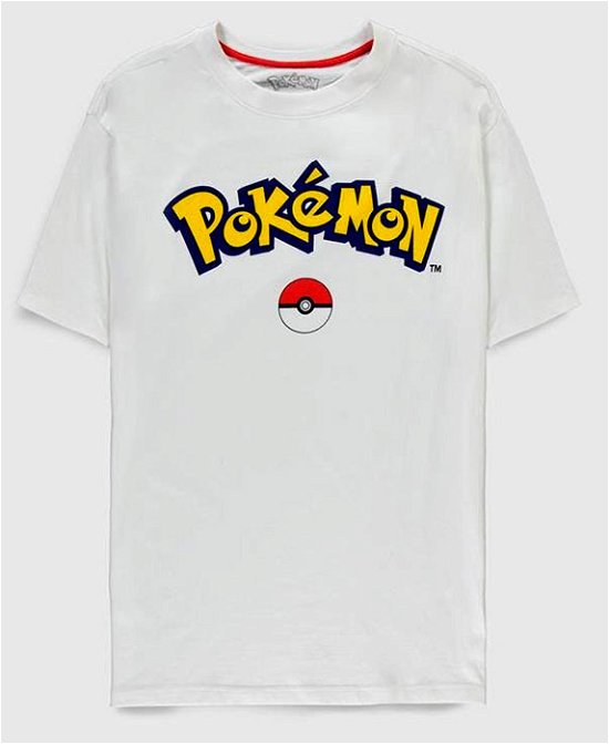 POKEMON - Logo - Men T-Shirt - Pokemon - Produtos -  - 8718526350548 - 