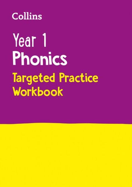 Cover for Collins KS1 · Year 1 Phonics Targeted Practice Workbook: Covers Letters and Sounds Phases 5 – 6 - Collins KS1 Practice (Paperback Book) (2021)