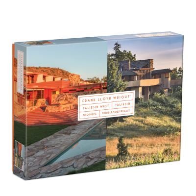 Cover for Galison · Frank Lloyd Wright Taliesin and Taliesin West 500 Piece Double-Sided Puzzle (GAME) (2021)