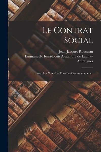 Cover for Jean-Jacques Rousseau · Contrat Social (Bog) (2022)