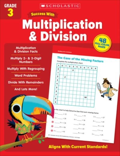Cover for Scholastic Teaching Resources · Scholastic Success with Multiplication &amp; Division Grade 3 (Paperback Book) (2022)