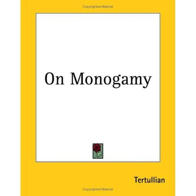 Cover for Tertullian · On Monogamy (Paperback Book) (2004)