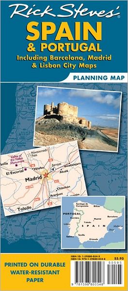 Rick Steves' Spain and Portugal Map - Perseus Publishing - Books - Avalon Travel Publishing - 9781598800548 - January 19, 2007