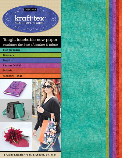 Kraft-tex® Designer 6 Colours Sampler Pack, Hand-dyed & Prewashed: Kraft Paper Fabric - C&T Publishing - Merchandise - C & T Publishing - 9781617457548 - 30. juni 2018