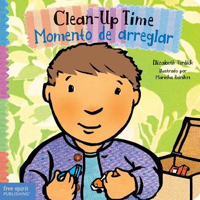 Cover for Elizabeth Verdick · Clean-Up Time / Momento de Arreglar - Toddler Tools (Board book) [Bilingual Edition: English &amp; Spanish edition] (2017)