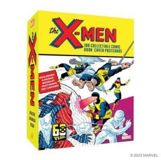 X-Men: 100 Collectible Comic Book Cover Postcards - Marvel Comics - Livros - Chronicle Books - 9781797225548 - 14 de setembro de 2023