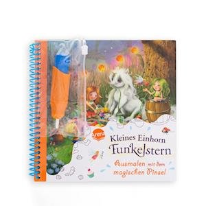 Ausmalen mit dem magischen Pinsel. Kleines Einhorn Funkelstern - Mila Berg - Books - Arena - 9783401720548 - June 14, 2024