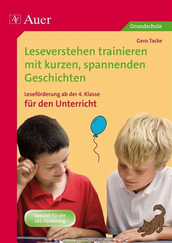G. Tacke · Leseverstehen.Unterricht.Kl.4 (Book)