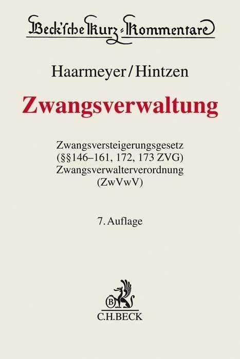 Cover for Haarmeyer · Zwangsverwaltung (N/A)
