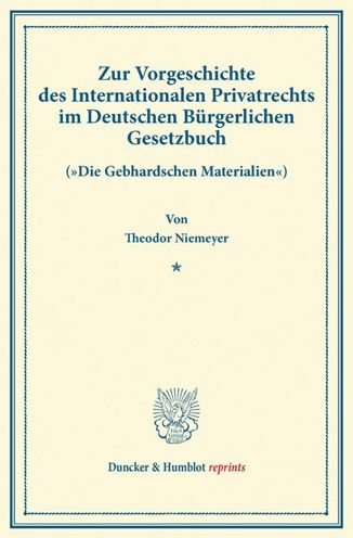 Cover for Niemeyer · Zur Vorgeschichte des Internat (Buch) (2014)