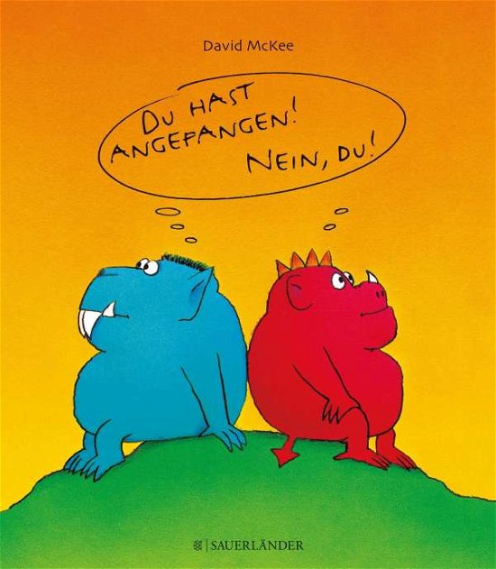 Cover for McKee · Du hast angefangen - Nein du! (Bok)