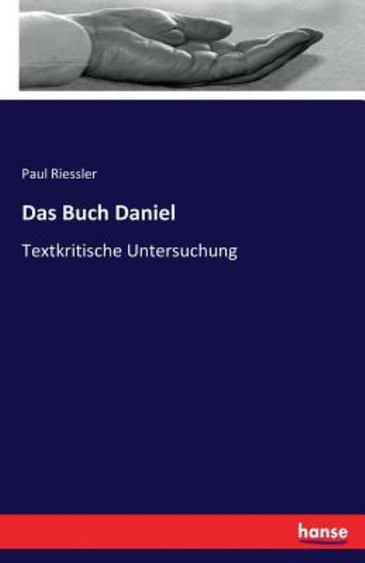 Cover for Riessler · Das Buch Daniel (Book) (2017)