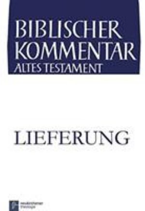 Cover for Klaus Koch · Biblischer Kommentar Altes Testament - Ausgabe in Lieferungen: 4. Lieferung (Paperback Book) (2001)