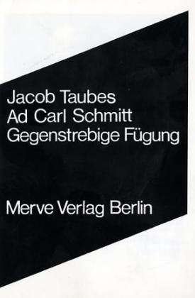 Cover for Jacob Taubes · Ad Carl Schmitt (Paperback Book) (2011)